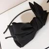 Fashion Large Bowknot Headband for Adult Dinner Party Headhoop French Style White Hair Cover Bow Hairband Hair Accessory