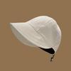 Ruth same fisherman hat children summer plain sunscreen waffle bucket hat thin modified face cap