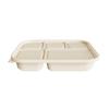 Jiwanggu 1200ml 5-Compartment Degradable Corn Starch Lunch Box
