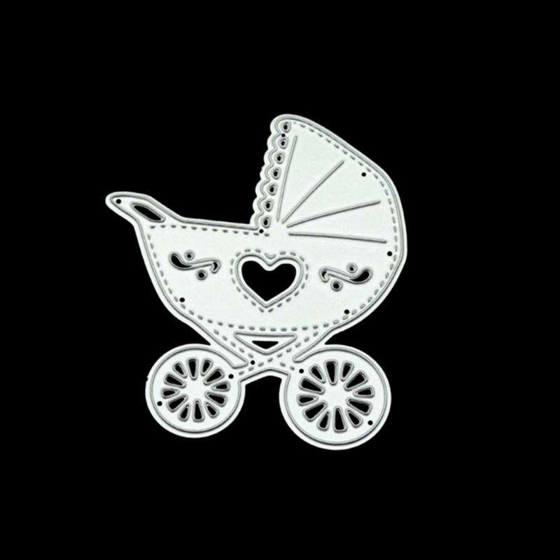 for Creative Cute Baby Carriage Metal Cutting Dies Stencil DIY Scrapbooking Embossing Tool DIY Paper Cards Album Decor top sale