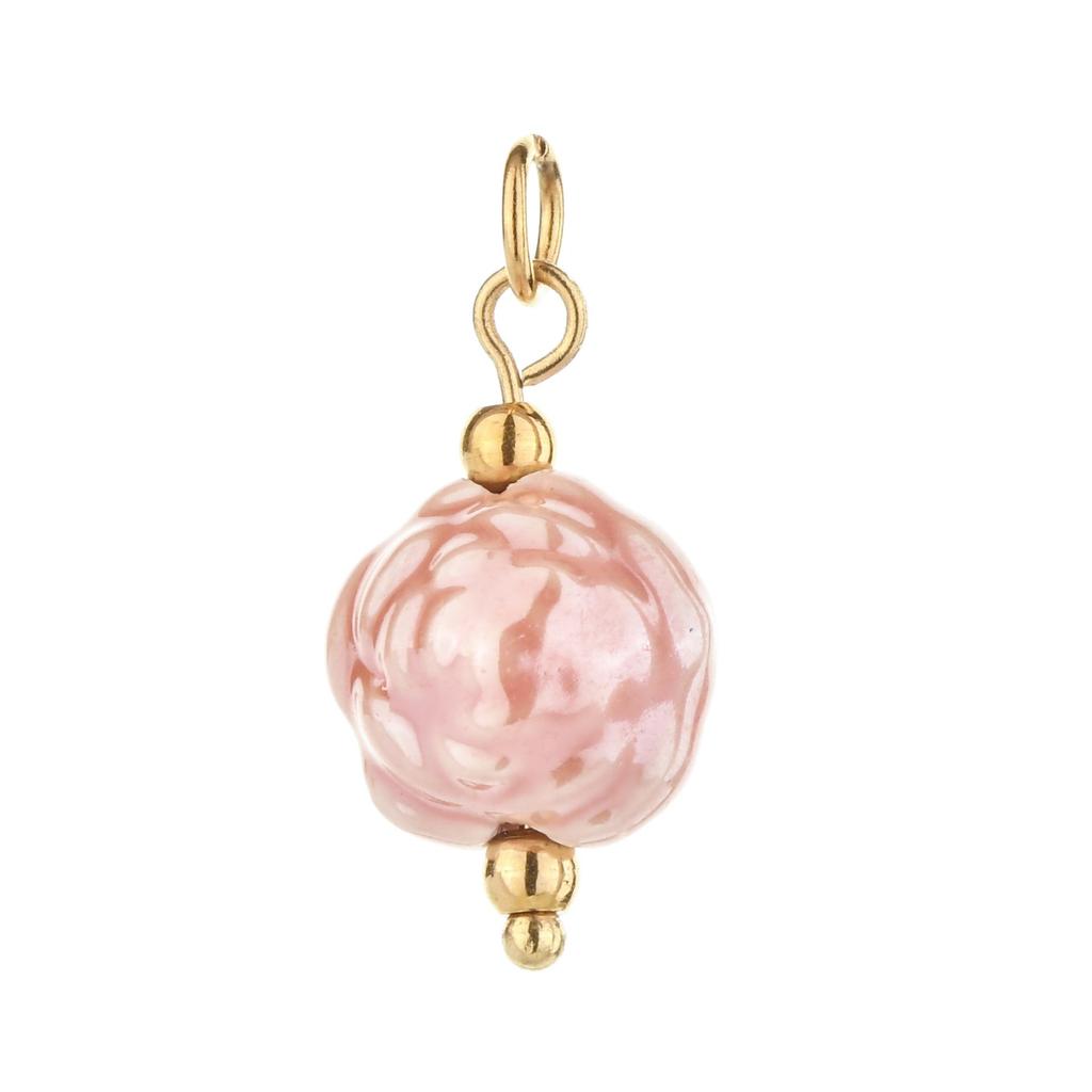 Handmade 18k Gold Electroplated Natural Stone Bead Earrings