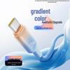 120W Fast Charging Type-C Gradient Braided Cable for Apple 15/16 and Huawei 6A