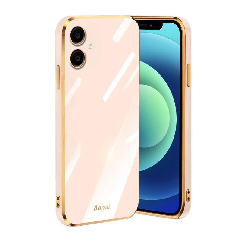 For Samsung Galaxy A07 / Galaxy A07S / A08 Case Soft Transparent Plating Electroplate Shining Clear Cover for Samsung Galaxy A07/A07S/A08 Phone Casing