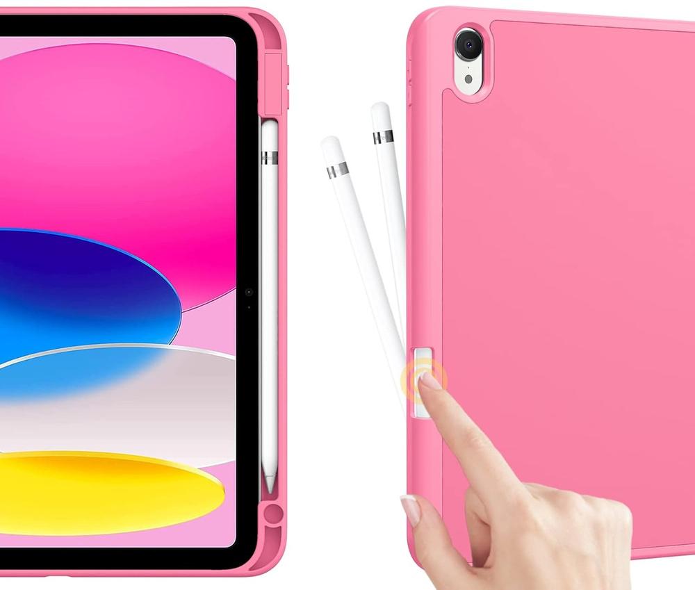 Case for iPad 11" 2025 A16 (11th Gen.) / iPad 10.9" 2022 (10th Gen.), Smartcase, Pink