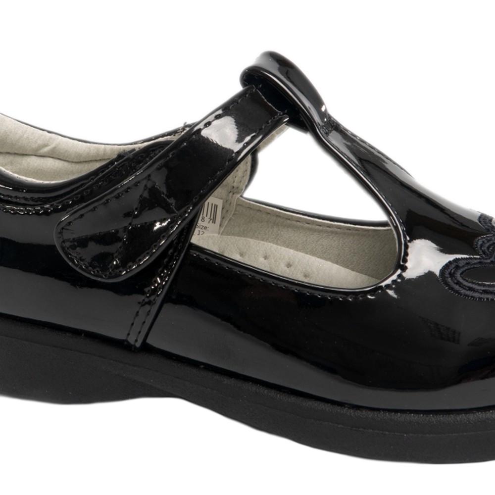 Boulevard Girls Touch Fastening T Bar Shoes
