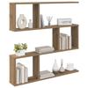 Wall Shelf Artisan Oak 80 x 12 x 79.5 cm Engineered Wood
