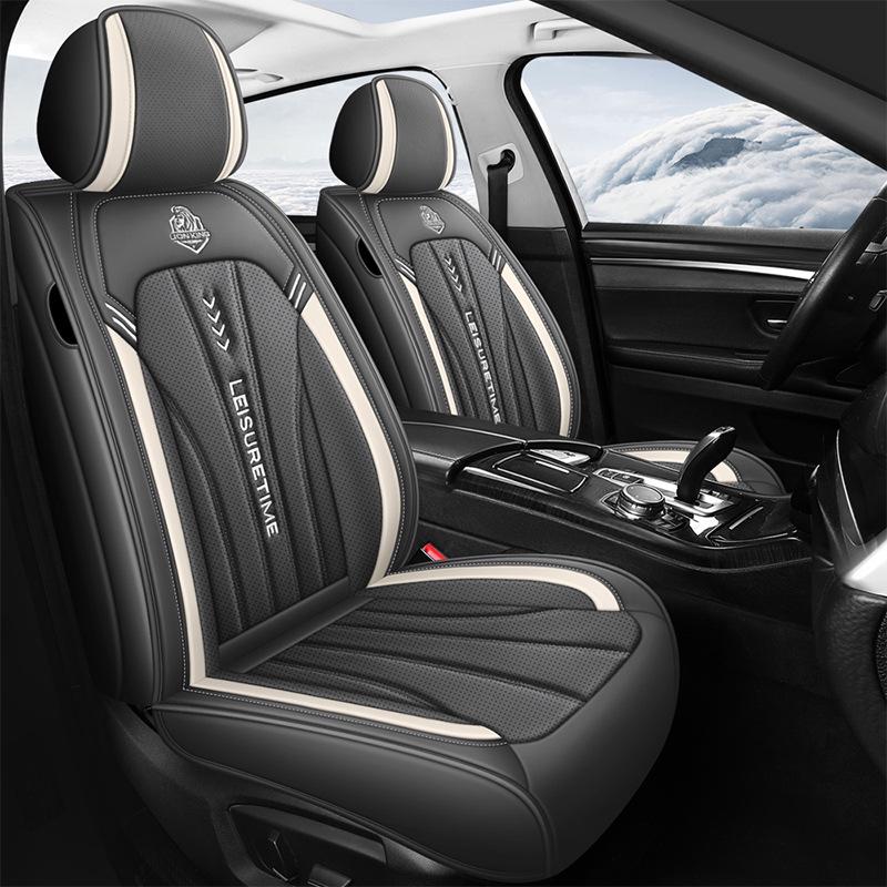 All-Season Universal Soft Leather Car Seat Cushion & Cover
