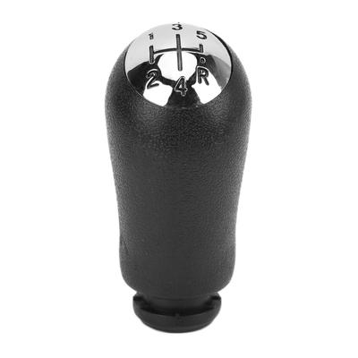 Stile Auto Accessorio Pomello Leva Cambio Sostitutivo per CLIO III 2005‑2009 Argento Nero5 Marce