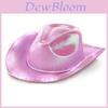 Halloween Party Colorful Led Hat With Eva Cowboy Style For Cosplay Events