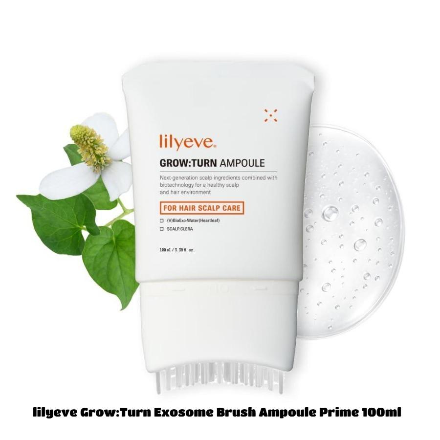 Lilyeve Coltiva:Turn Exosome Brush Ampoule Prime 100ml | Essenza e Siero per Capelli Coreani