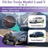4Pcs Wiper Washer Hose Retention Clips Compatible with Tesla Model 3 and Y, UV Weather Resistance, Fit for All Years Buckle Fastener Holder 2016-2025