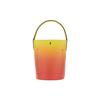 Longchamp Épure 17 Short Handle Snap Closure Leather Bucket Tote Bag Women Tote Bags Yellow Lemon-Yellow 10161HCKH85