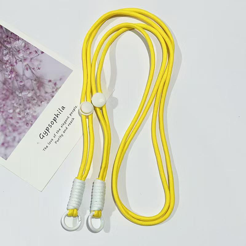 Adjustable Braided Mobile Phone Lanyard with Detachable Crossbody Strap and Shoulder Chain
