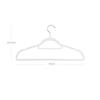 SONGMICS Velvet Hangers, 50 Pack, Non-Slip Clothes Hangers, 0.6 Cm Thickness, Space Saving, 360 Degrees Swivel Hooks, 43.5 Cm Long, for Coat, Jacket
