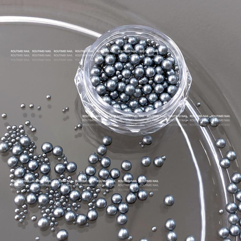 

Autumn Winter Coffee Pearl 3D Nail Art Box