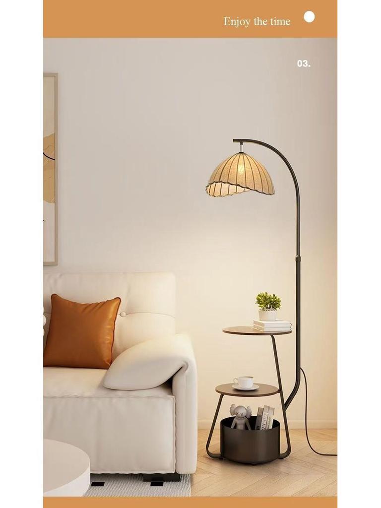 Antique-Style Floor Lamp: Bedroom Bedside Table or Living Room Sofa Side Atmosphere Light