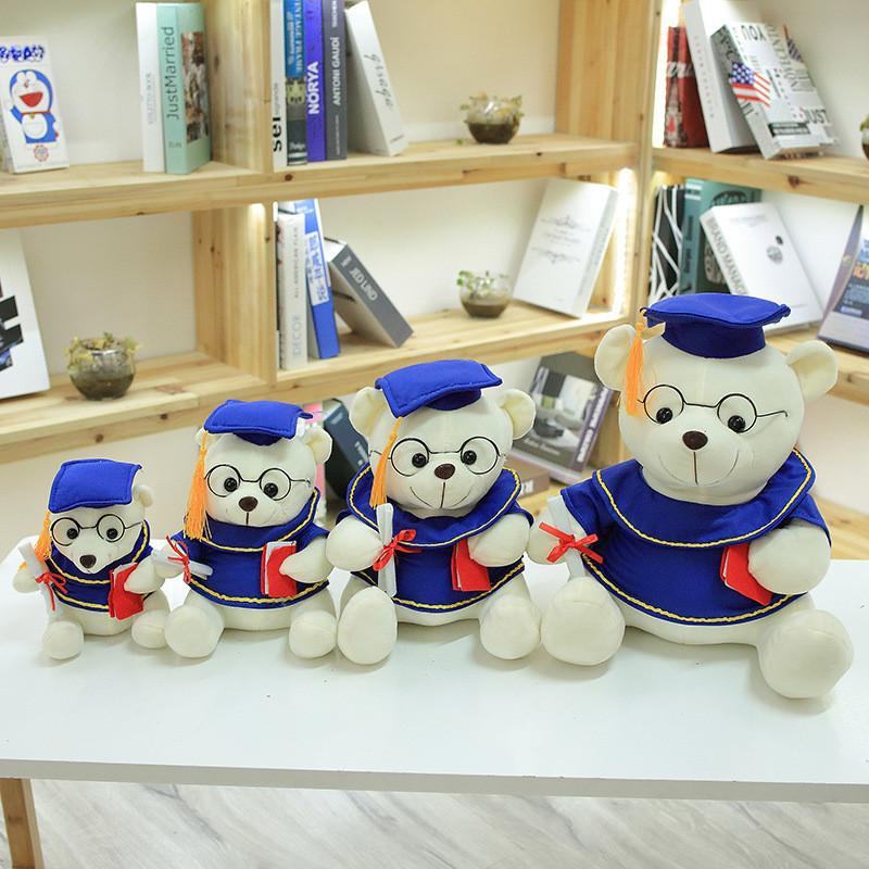 Graduation Gift Dr Teddy Bear Plush Toy Cartoon Stuffed Doll Gift Decoration