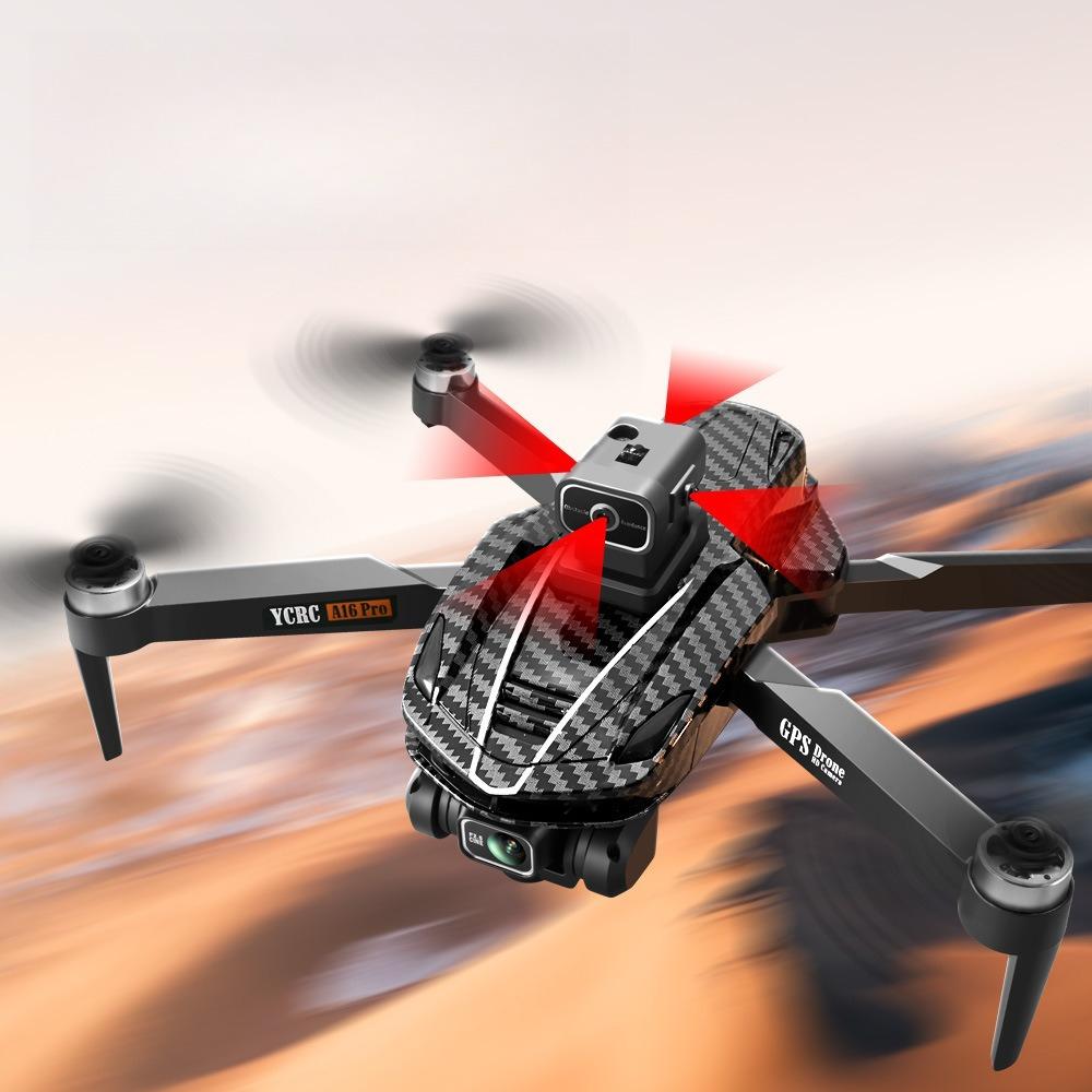A16 GPS Drone with HD Dual Camera Brushless Motor Optical Flow Obstacle Avoidance Professional RC Quadcopter Helicopter Toy