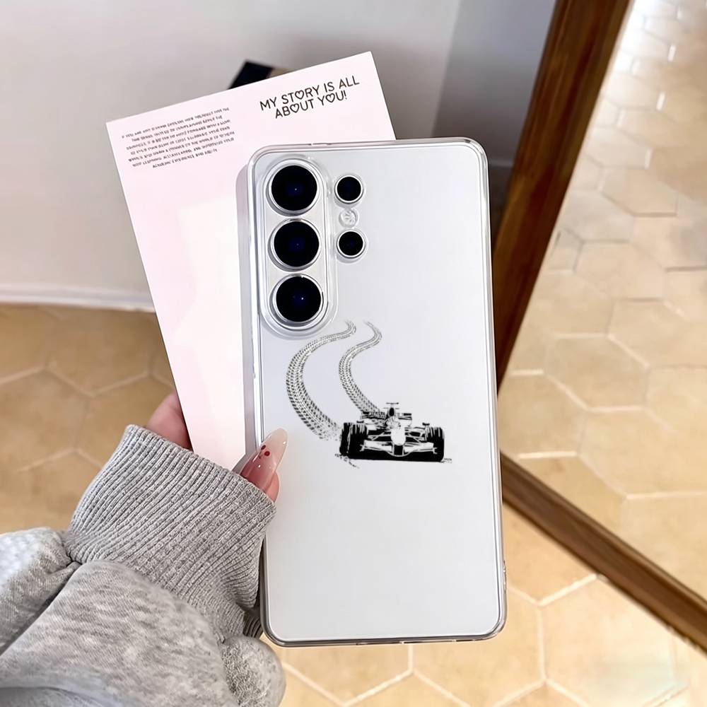 M-Minimalist Circuit Phone Case For Samsung S25,S24,S21,S22,S23,S30,Ultra,S20,Plus,Fe,Note,10,9,5G Transparent Cover Samsung S24ULTRA