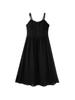 Ai Yuan 2026 Spring Plus-Size Women's Casual Bow Waist-Cinching Camisole Dress