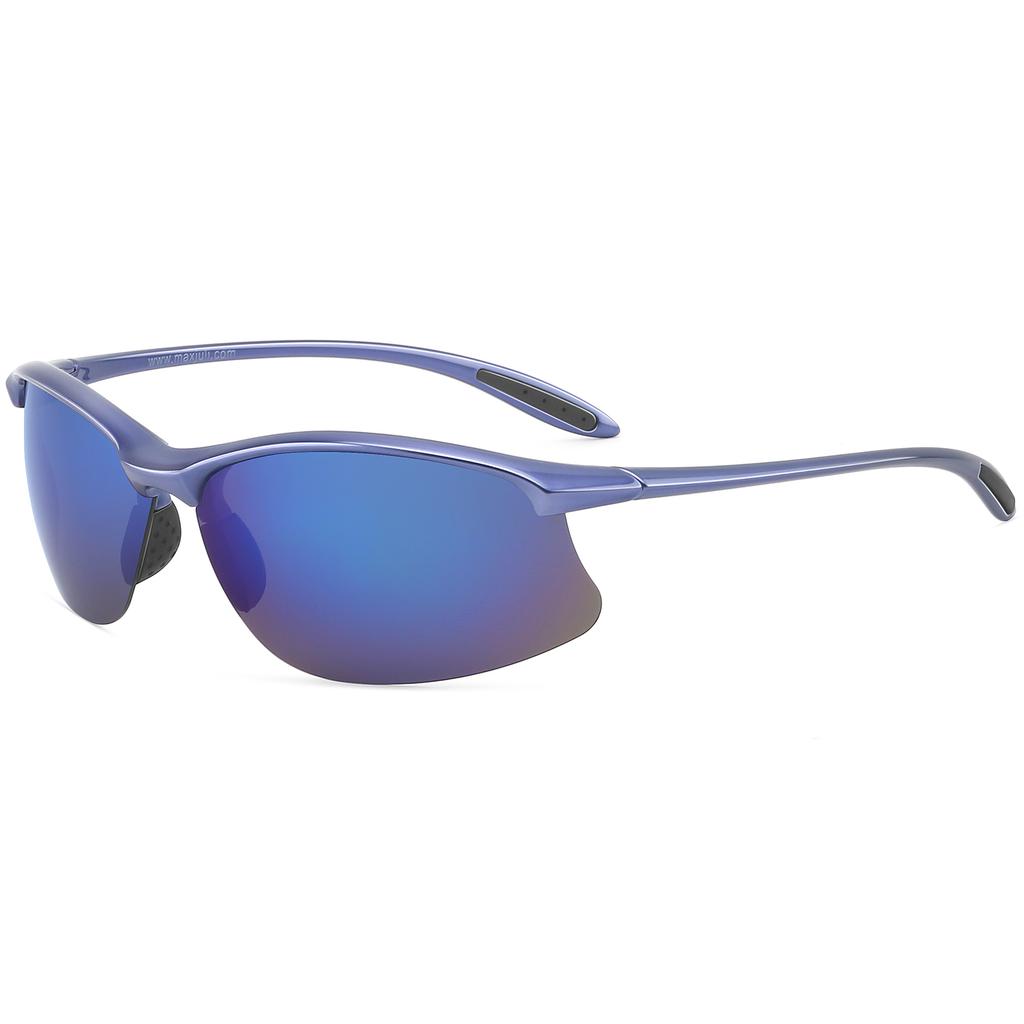Maxjuli Sports Sunglasses For Men Women Unbreakable Frame For Running Fishing Hiking Outdoor Mj8002