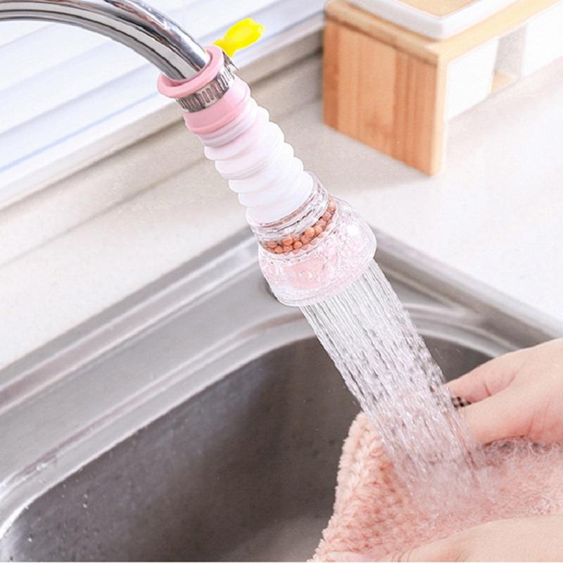 Faucet Filter Splash Proof 360 Degrees Rotatable Retractable Faucet Extender Universal Kitchen Maiwanshi Filter Water Purifier