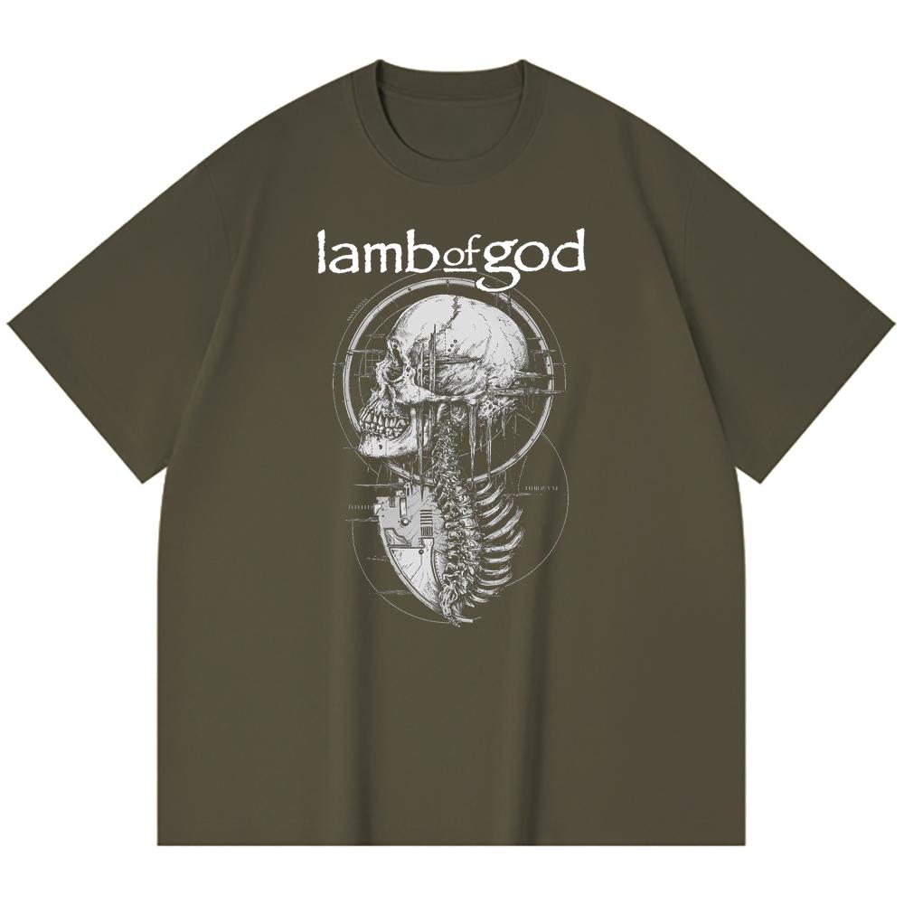 230 Gsm 100% Cotton Heavy Metal T-Shirt  Rock Band Popular Music Print Unisex Heavy Cotton T Shirt