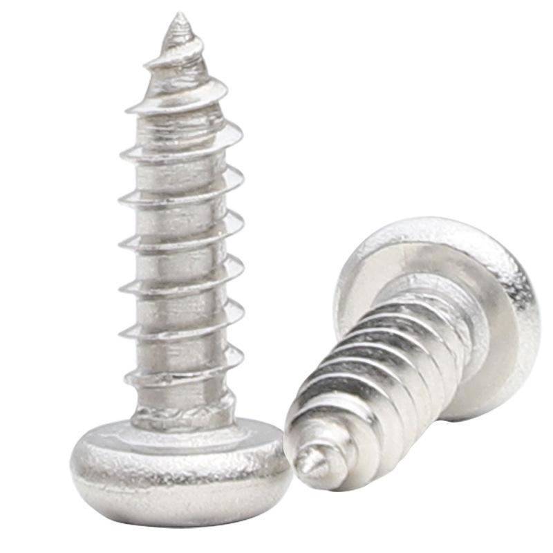 Diebstahlsichere selbstschneidende Pflaumenschrauben aus Edelstahl 304 – Rundkopf/Flachkopf M3/M4/M5