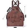 Cross-border Thick Canvas Apron for Outdoor, Camping, Woodworking, and Gardening with Custom Logo