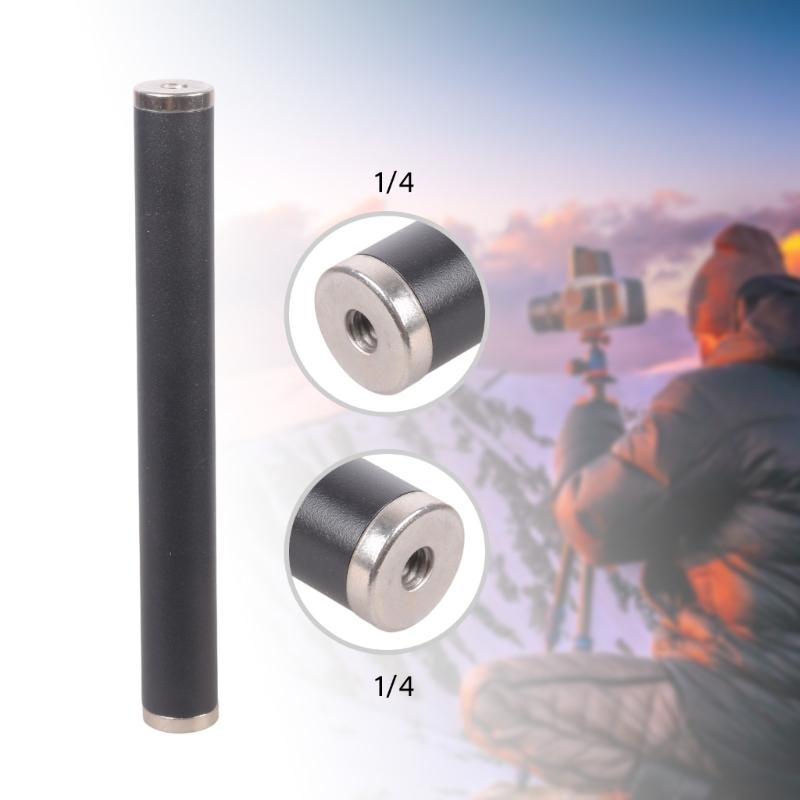 1/4 20 Double Female Threaded Adapter Screw Iron Camera Mounting Rod For Tripod Monopod Light Stand Accessories
