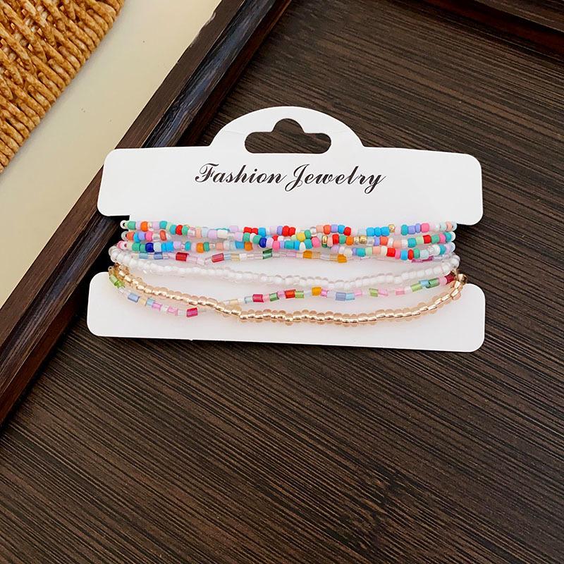 Bohemian Miyuki Multi-Layer Beaded Bracelet: Summer Ethnic Style, Light Luxury Niche Retro Jewelry
