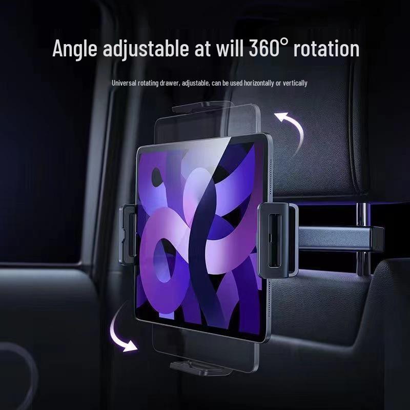 Universal Car Tablet & Phone Rotatable Headrest Holder
