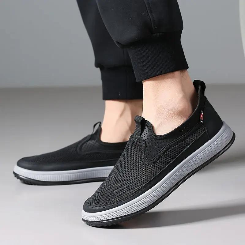 Fashion Sneakers Minimalist Black Low-Top Running Casual Shoes for Men Classic Original Luxury Sale Designer Without Leather On Man Shoe