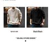 Moletom Americano Leve de Luxo Masculino Ge Lan Lu - Tendência Outono/Inverno, Com Pelúcia, Manga Longa, Caimento Solto Casual