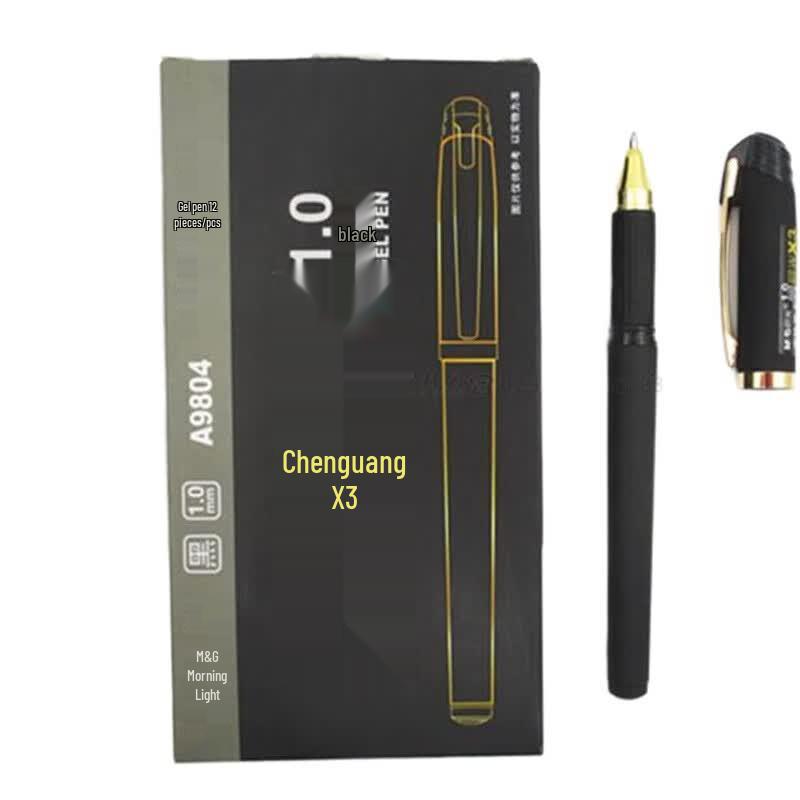 M&G AGPA9804 Frosted Black Gel Pen, 1.0mm