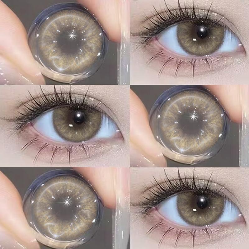 EYESHARE NEW Colored Contact Lenses for Eyes Brown Lenses Cosmetic Blue Eye Contacts Brown Natural Fashion Lenses