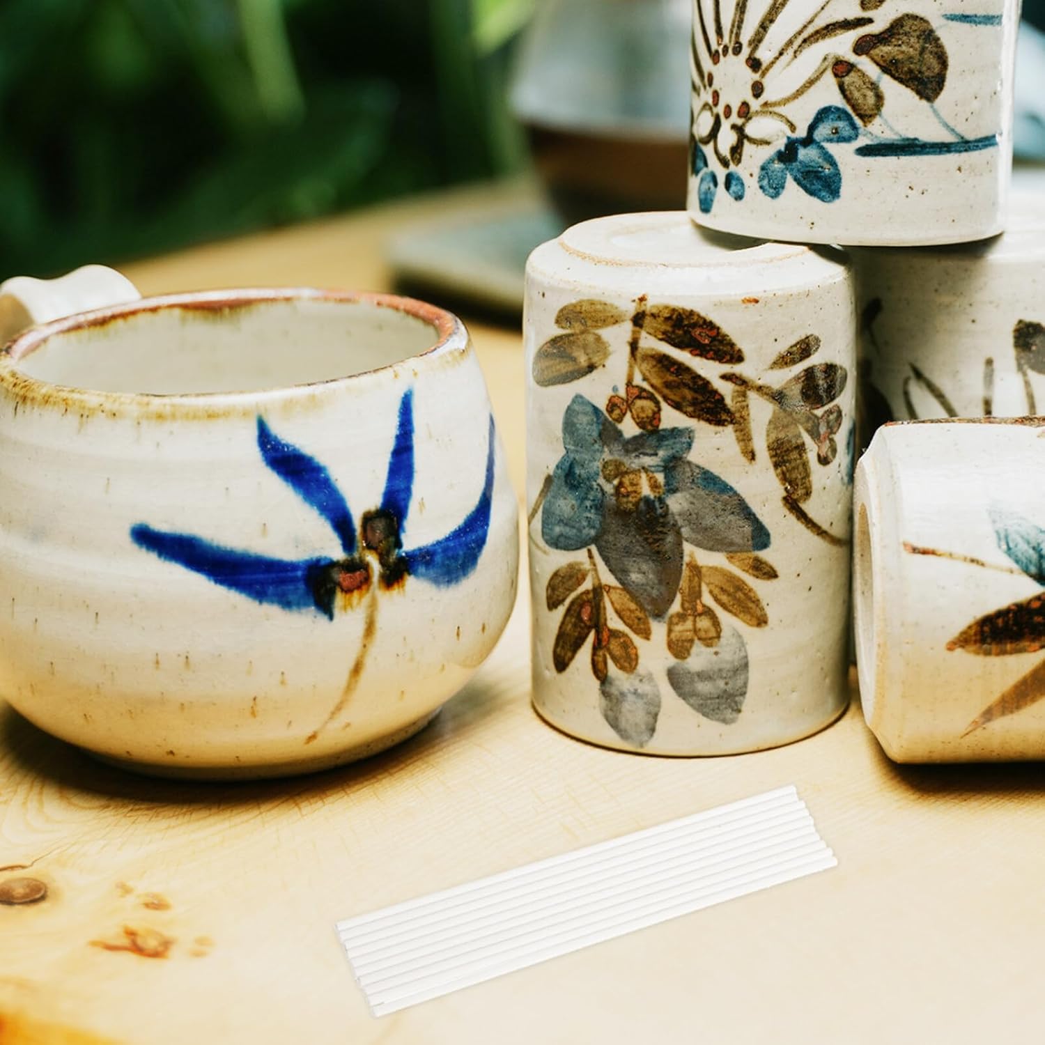 

HEMOTON 10pcs Pendant Sculpture Tool Burn Sticks Ceramic Jewelry Porcelain Bead Pendant Hanging Burning Bracket Reusable Kiln Tools Stick Kiln Rod