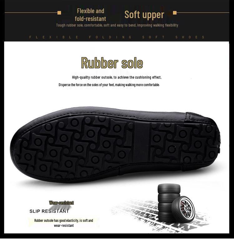 Ανδρικά Μοκασίνια Slip-on από Γνήσιο Δέρμα - Ανοιξιάτικα Casual Ευέλικτα Παπούτσια Οδήγησης