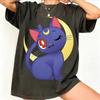 Sailor Moon Retro Anime Graphic T-Shirt from the 90s, Summer Cotton Tee for Men and Women, Trendy Casual Streetwear, Short Sl