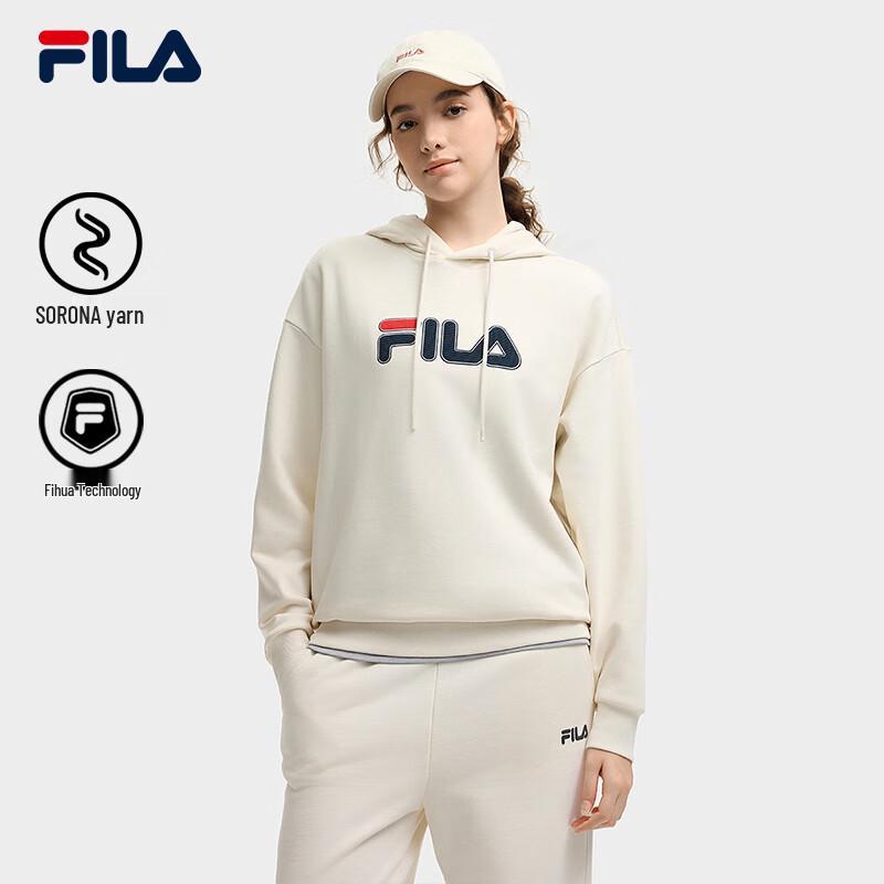FILA Unisex Relaxed Fit Hooded Sweatshirt