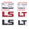 3D Metal LT LS Letterl Badge Logo Car Rear Trunk  Emblem Stickers Decal for Chevrolet Silverado Colorado Corvette C8 Car Styling