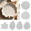 Gift for Bakers Leaf Resin Tray Mold, Maple Turtleback Ginkgo Mulberry Lotus Shaped Silicone Kitchen Pastry Decorating Molds Epoxy Mold Jewelry Plate,