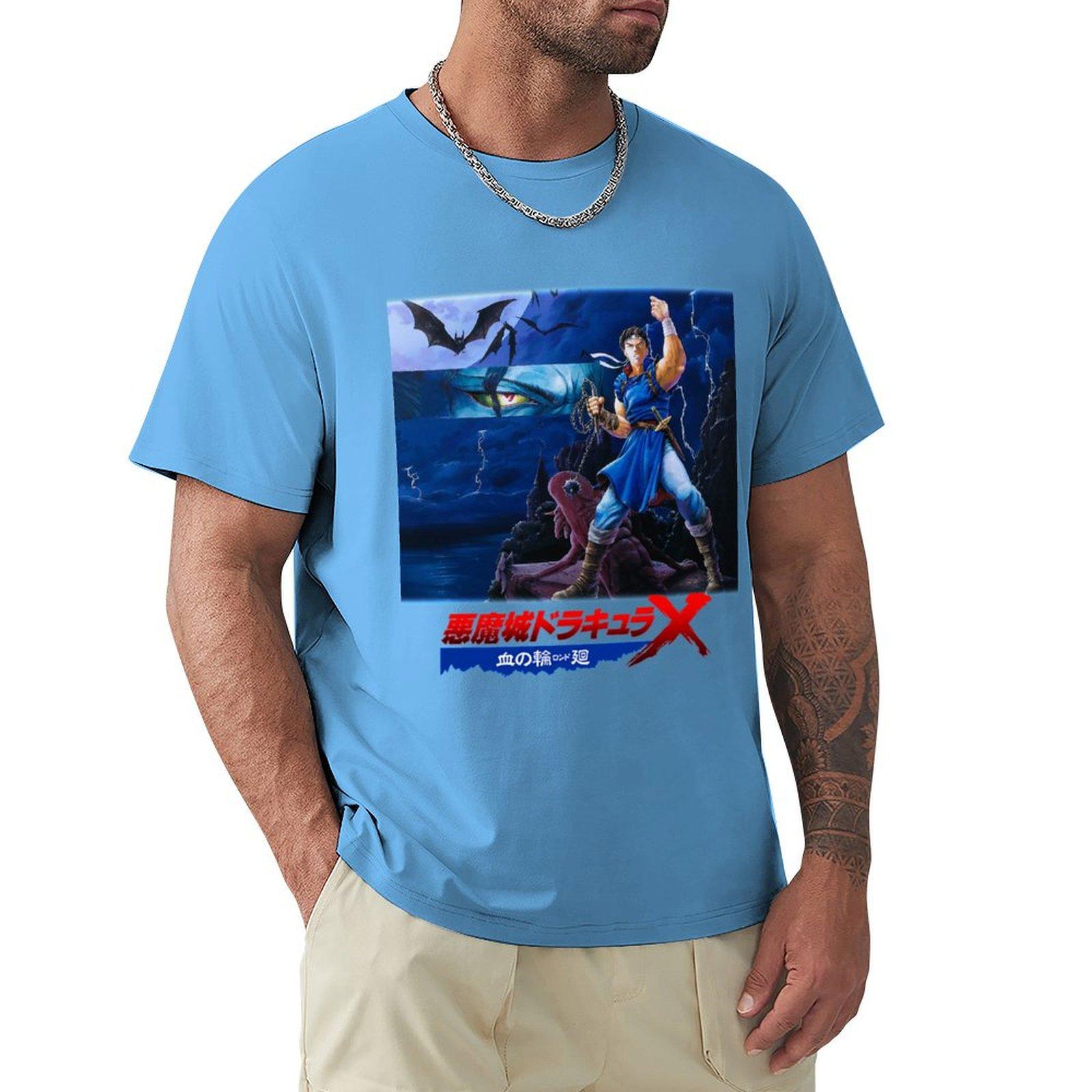 Castlevania - Rondo Of Blood (Akumajou Dracula - Chi No Rondo T-Shirt vintage t shirts customizeds funny t shirts men S