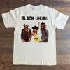 Heiß! Black Uhuru Band Grafik Schwarz / Weiß Unisex T-Shirt