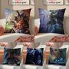 Game SciFi SStarCraft Cushion Cover Pillowcase Short Plush Invisible zipper Room Sofa Cushion Cover