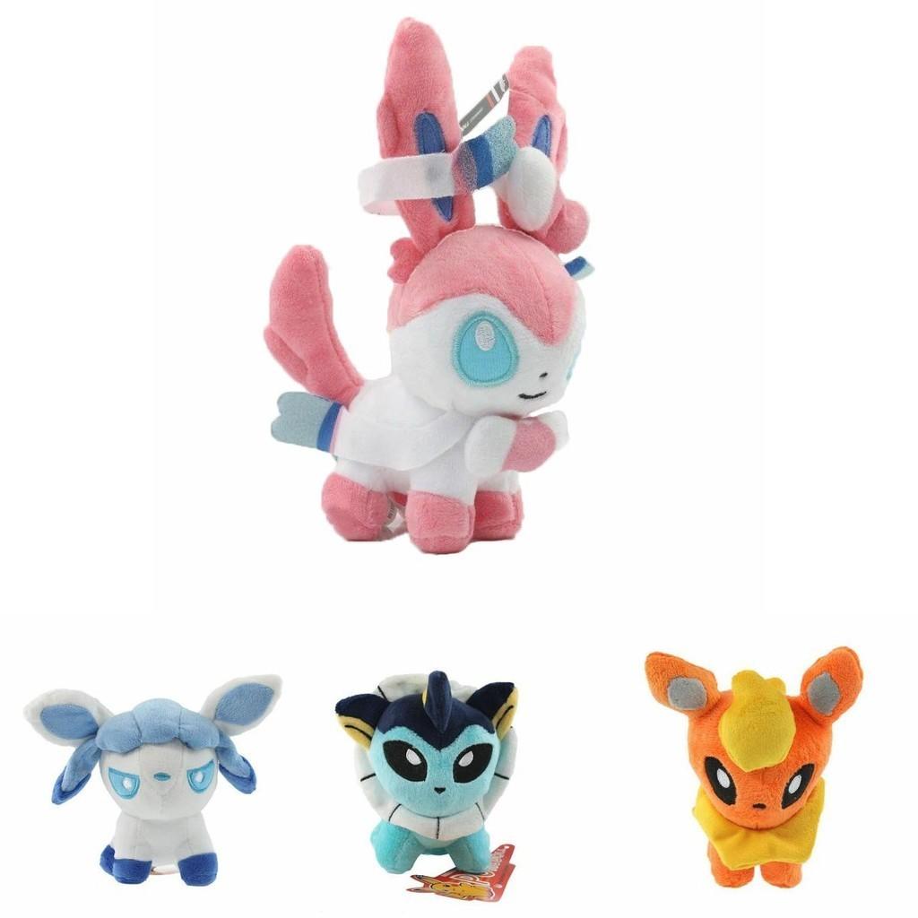 Adorável Mini Boneca de Pelúcia Pokemon de 5'' Coleção Apresentando o Fofo Eevee e Amigos