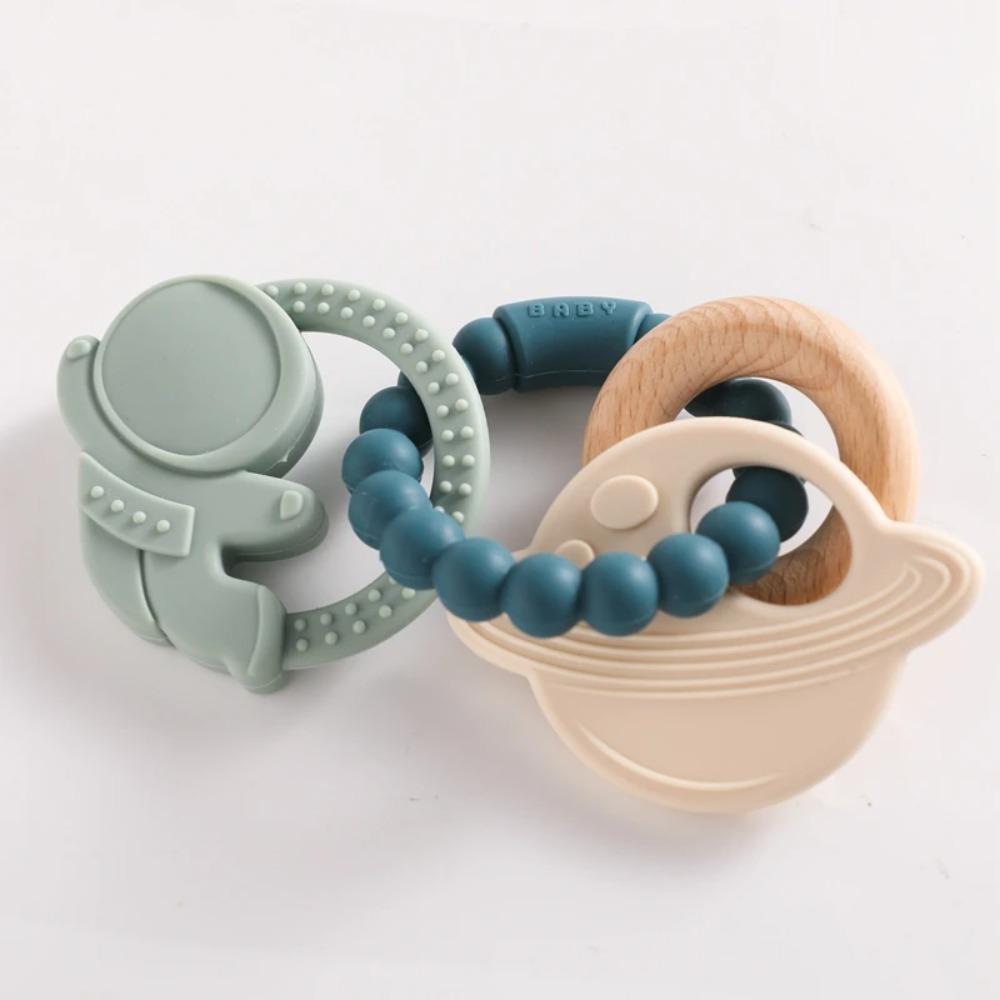 Baby Silicone Bracelet Teether Toys BPA Free Silicone Celestial Nursing Teething Toys Food Grade Silicone Newborn Toys Gift