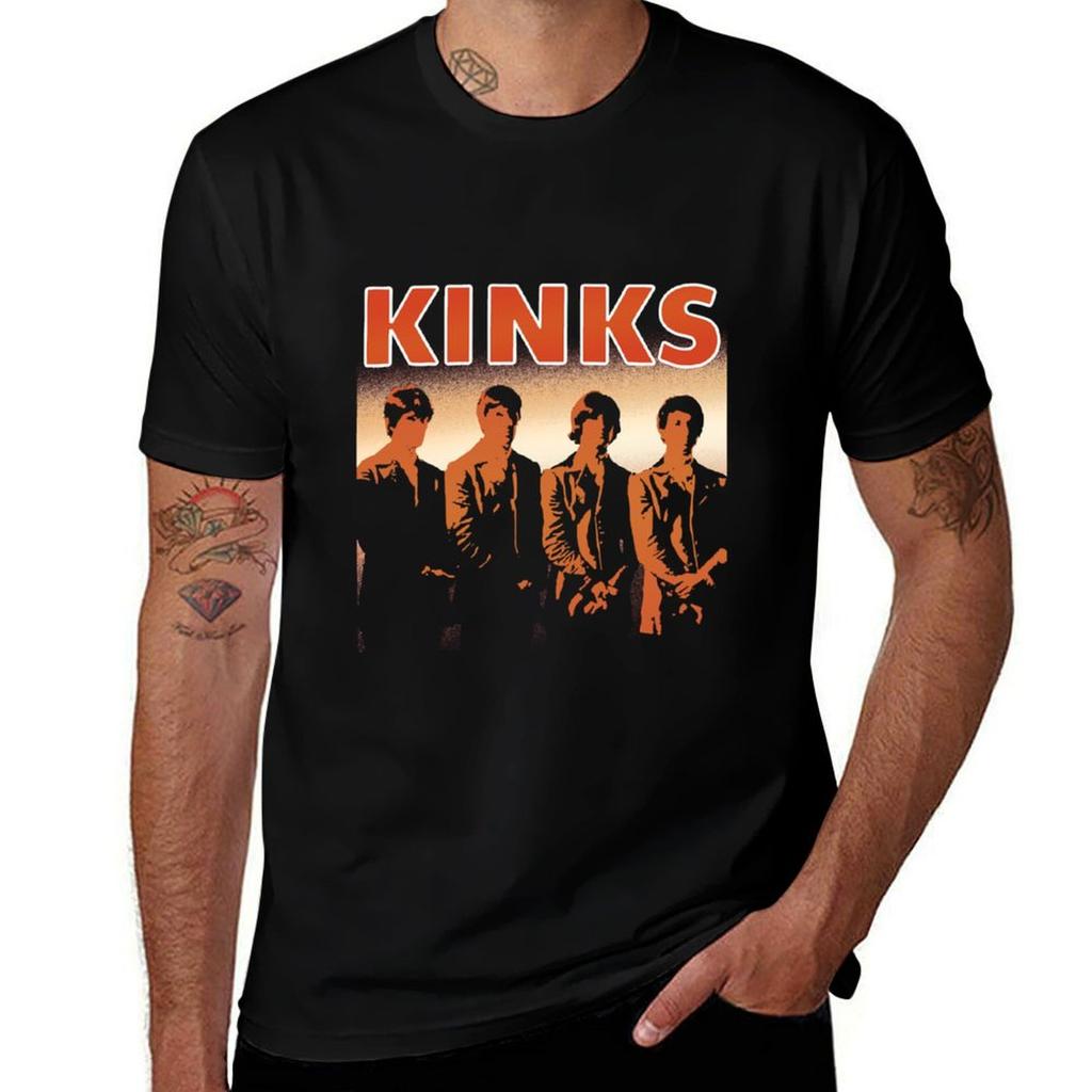 Kinks Lola Lola English Rock Band Tshirt Relaxed Casual Short Sleeve Tee