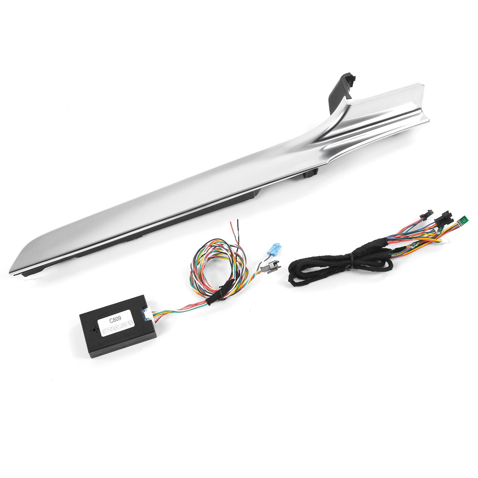 

64-цветная накладка на панель приборов пассажира с подсветкой для замены правого руля для Mercedes Benz C