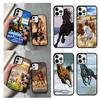 Coque de téléphone Animal Chevaux au galop Pour iPhone 17 Air 13 12 14 15 16 Coque Pour Apple 14 15 16 Pro Max Plus Coque